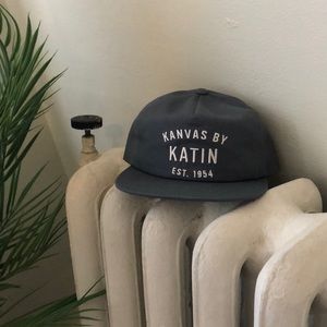 brand new flat brim blue KATIN hat